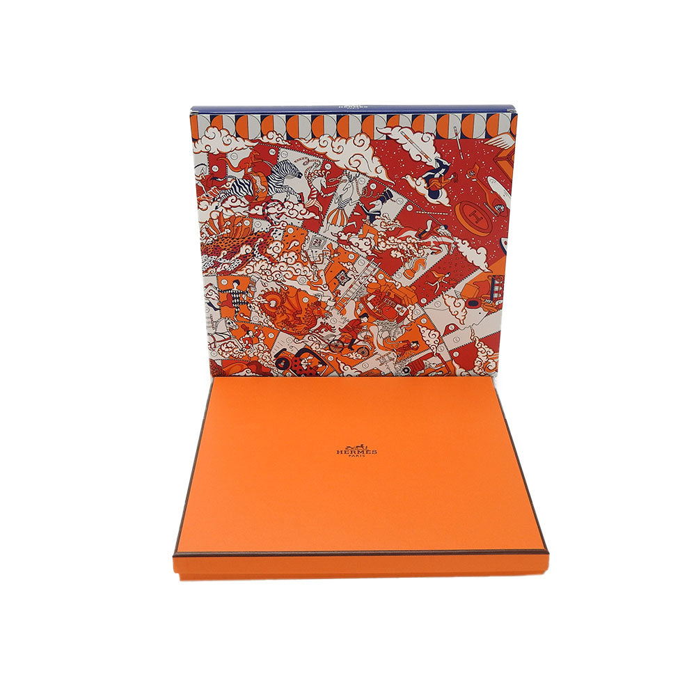 HERMES scarf silk multicolor Carre90 Women  d