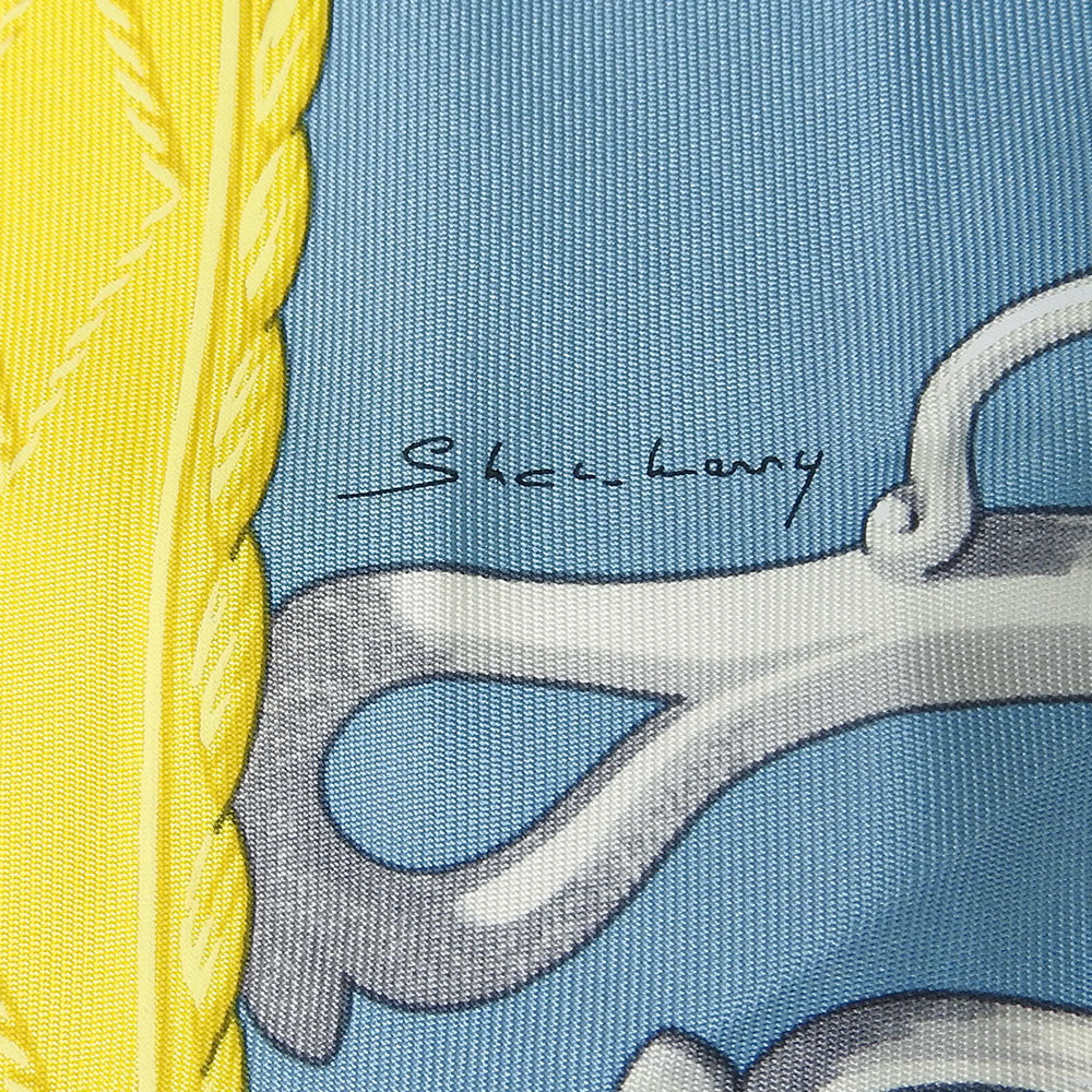HERMES scarf silk multicolor Carre90 Women  d