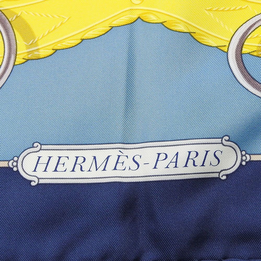 HERMES scarf silk multicolor Carre90 Women  d