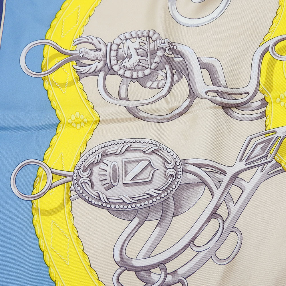 HERMES scarf silk multicolor Carre90 Women  d