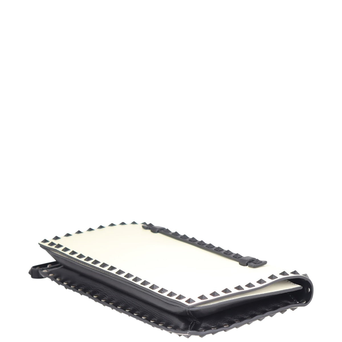 Valentino Rockstud Wristlet Flap Clutch