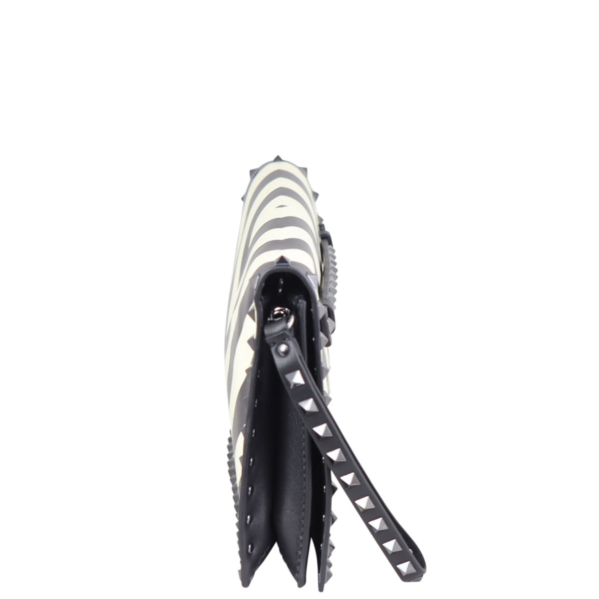 Valentino Rockstud Wristlet Flap Clutch