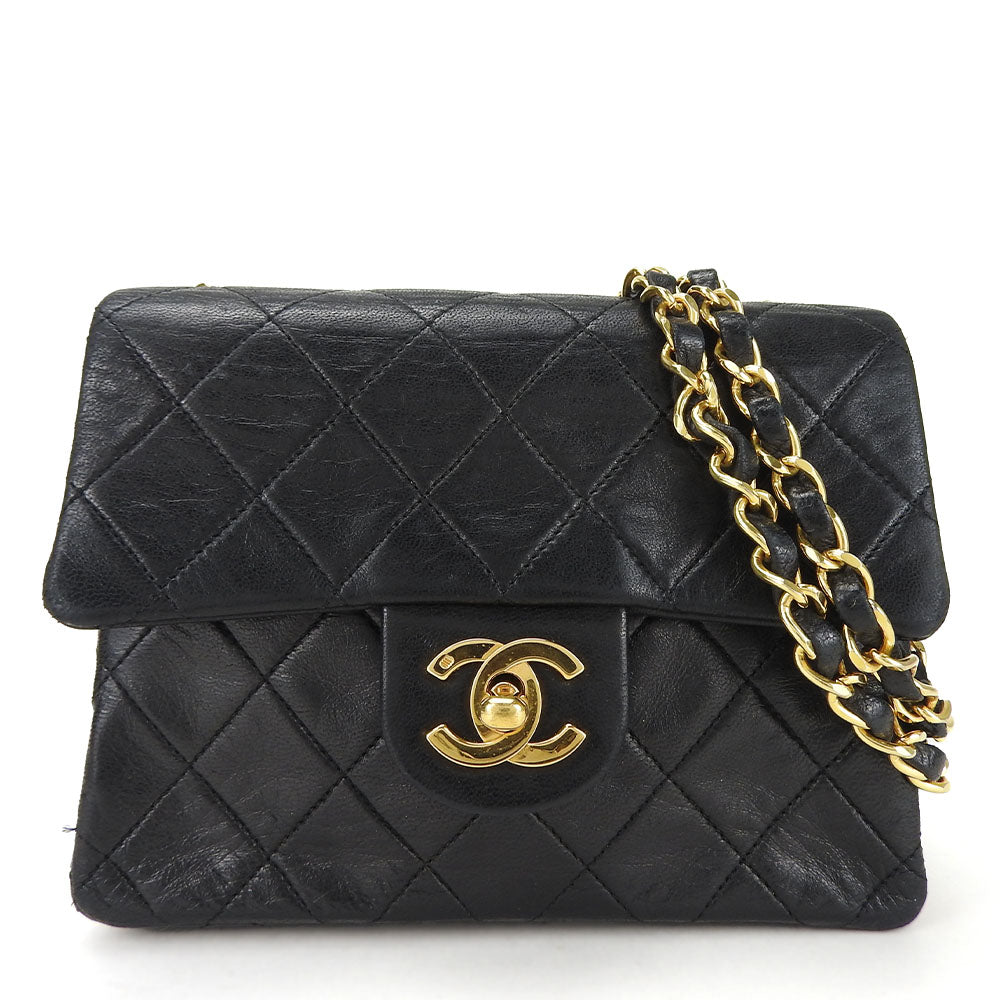 Chanel Mini Matelassé Lambskin Shoulder Bag