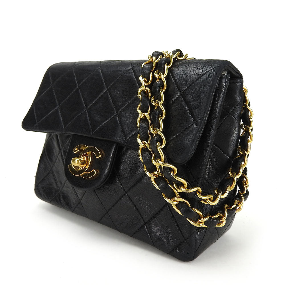 Chanel Mini Matelassé Lambskin Shoulder Bag