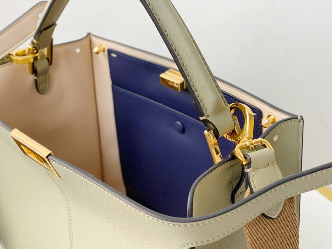 Top QualityTop Quality Peekaboo X-Lite Tote Medium Beige Bag For Woman 30cm/12in