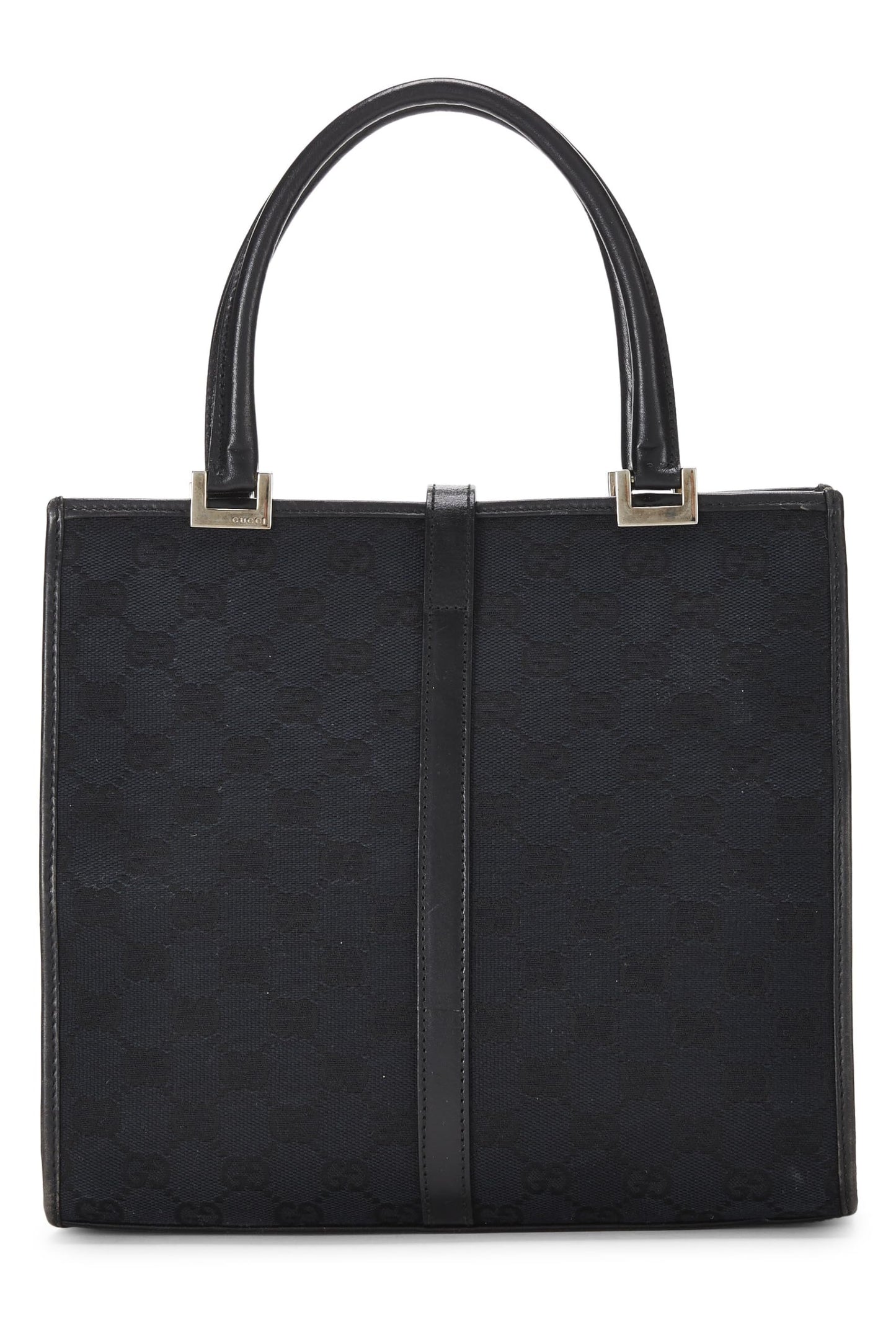 Gucci, Black Canvas Jackie Handbag, Black