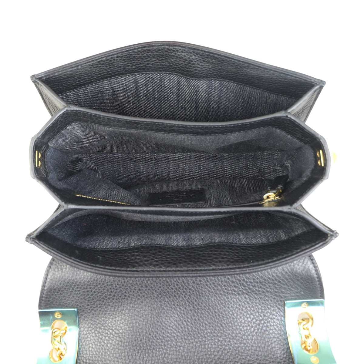 Valentino B-Rockstud Denim Shoulder Bag