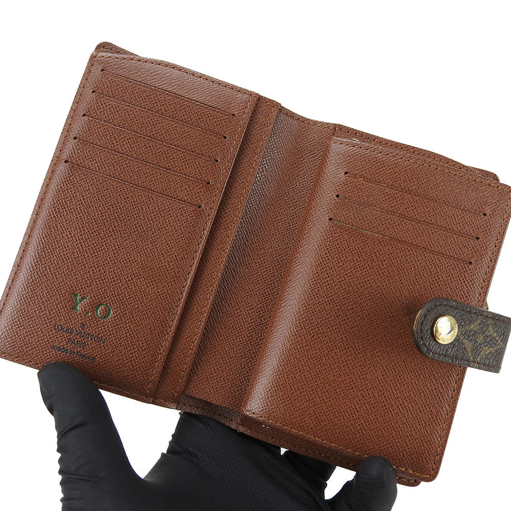 LOUIS VUITTON Bifold Wallet M61674 Monogram Brown Portefeuille Vienova Women  d