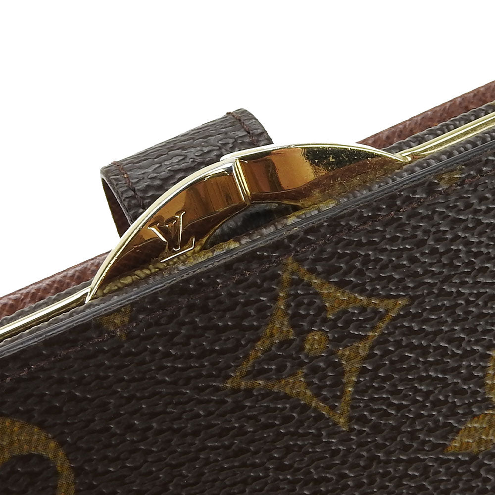 LOUIS VUITTON Bifold Wallet M61674 Monogram Brown Portefeuille Vienova Women  d
