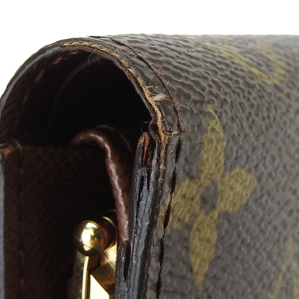 LOUIS VUITTON Bifold Wallet M61674 Monogram Brown Portefeuille Vienova Women  d