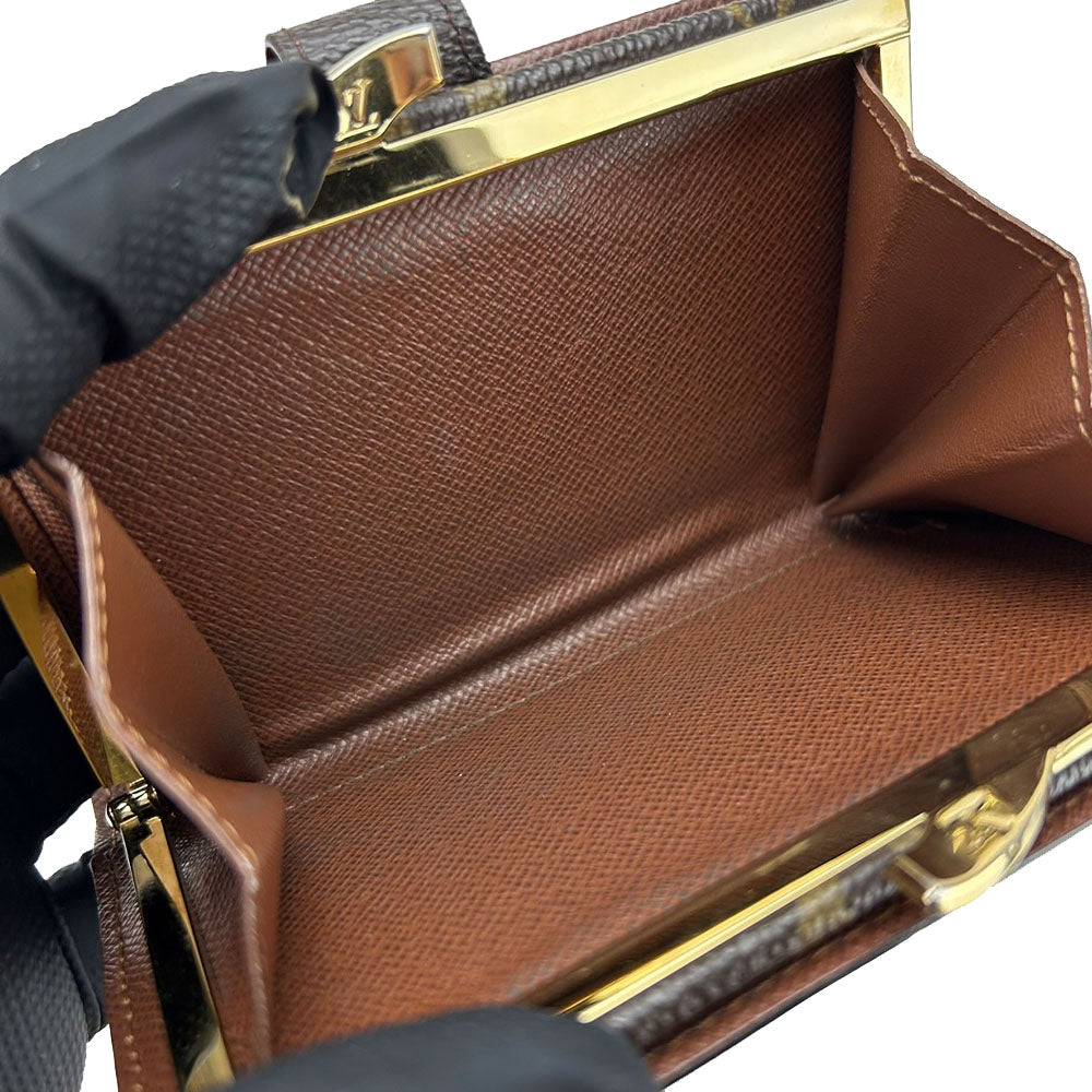 LOUIS VUITTON Bifold Wallet M61674 Monogram Brown Portefeuille Vienova Women  d
