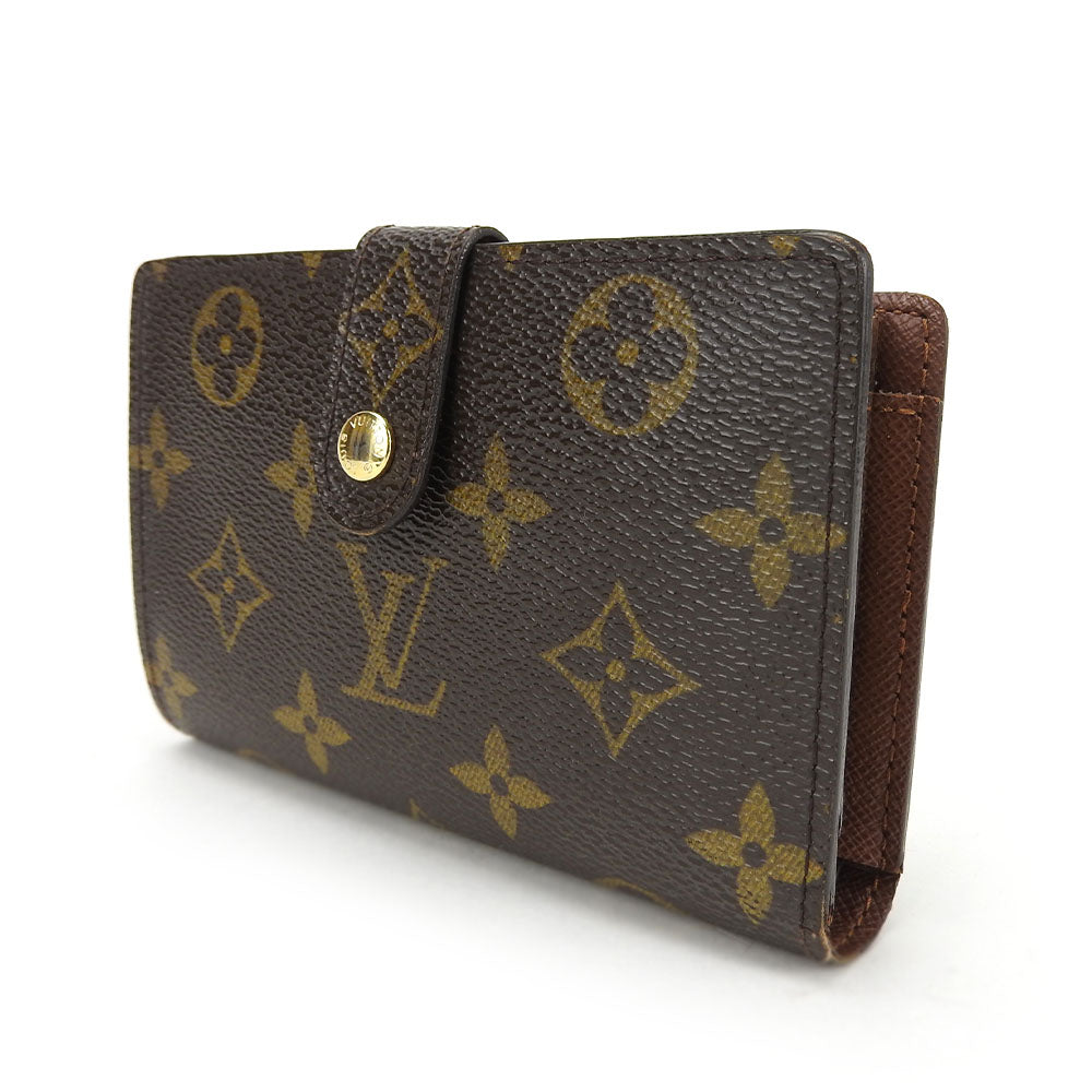 LOUIS VUITTON Bifold Wallet M61674 Monogram Brown Portefeuille Vienova Women  d