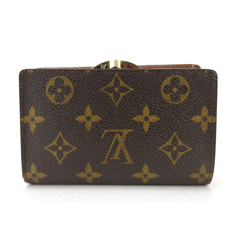 LOUIS VUITTON Bifold Wallet M61674 Monogram Brown Portefeuille Vienova Women  d
