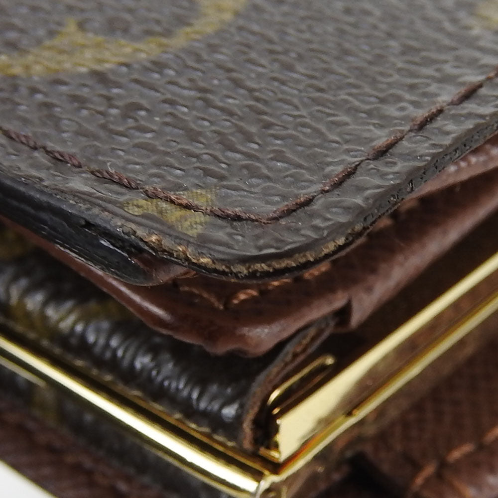 LOUIS VUITTON Bifold Wallet M61674 Monogram Brown Portefeuille Vienova Women  d
