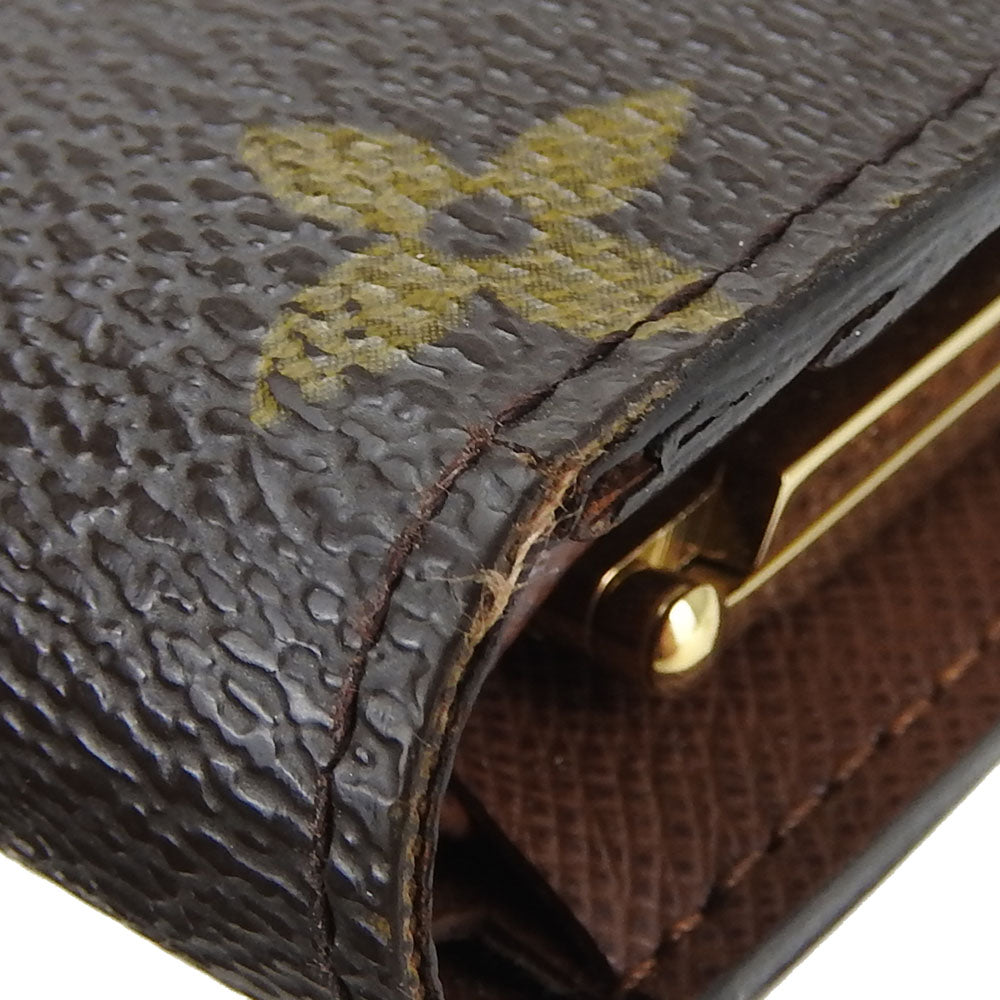 LOUIS VUITTON Bifold Wallet M61674 Monogram Brown Portefeuille Vienova Women  d