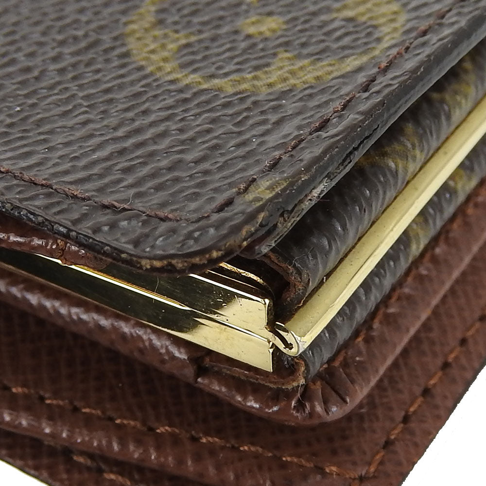 LOUIS VUITTON Bifold Wallet M61674 Monogram Brown Portefeuille Vienova Women  d