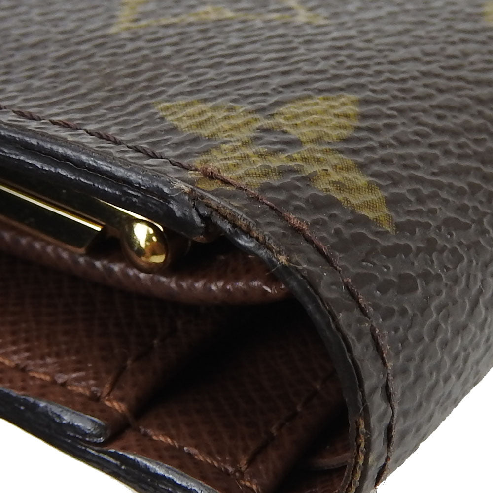 LOUIS VUITTON Bifold Wallet M61674 Monogram Brown Portefeuille Vienova Women  d