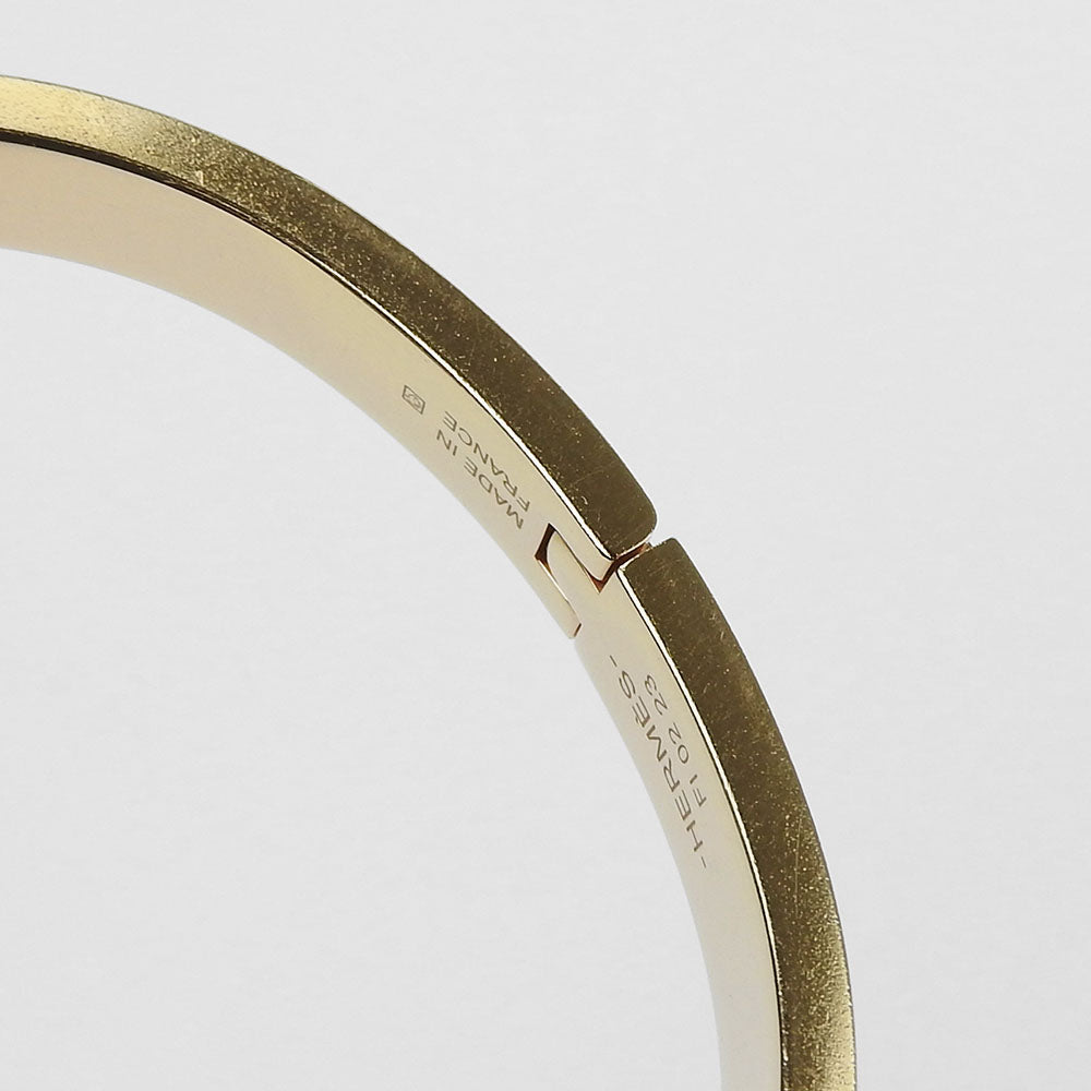 HERMES Bangle metal gold Chene Dunkle Mini Click Women  d