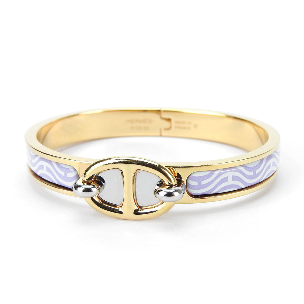 HERMES Bangle metal gold Chene Dunkle Mini Click Women  d