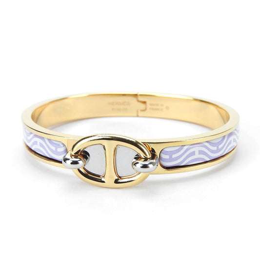 HERMES Bangle metal gold Chene Dunkle Mini Click Women  d
