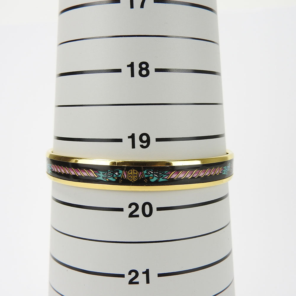 HERMES bracelet Metal, Cloisonne multicolor Emaille PM Women  d