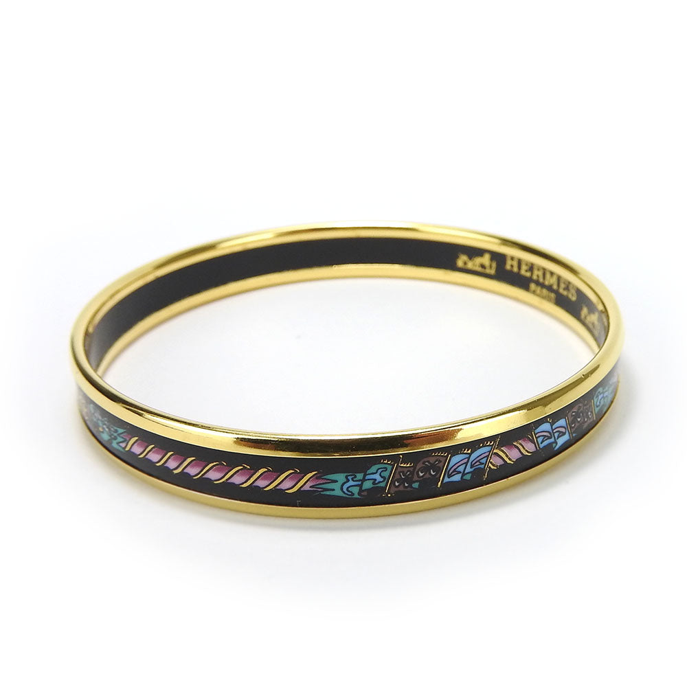 HERMES bracelet Metal, Cloisonne multicolor Emaille PM Women  d