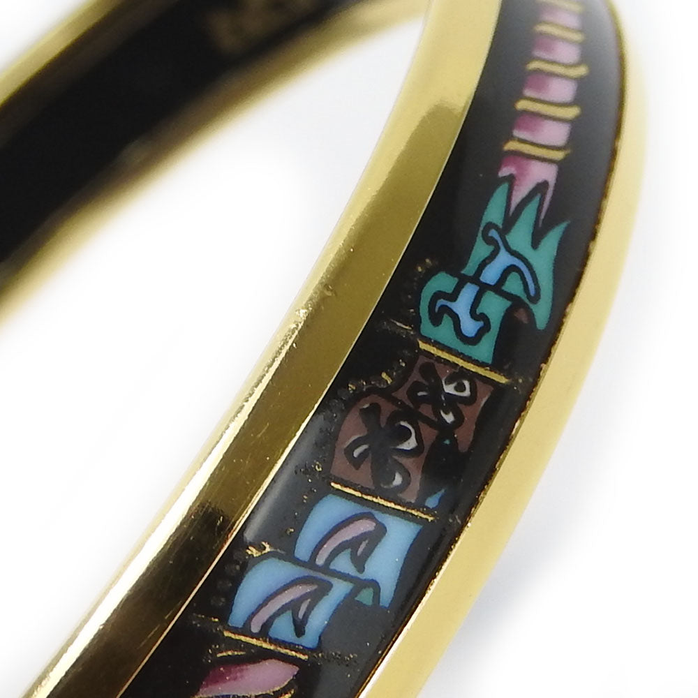 HERMES bracelet Metal, Cloisonne multicolor Emaille PM Women  d