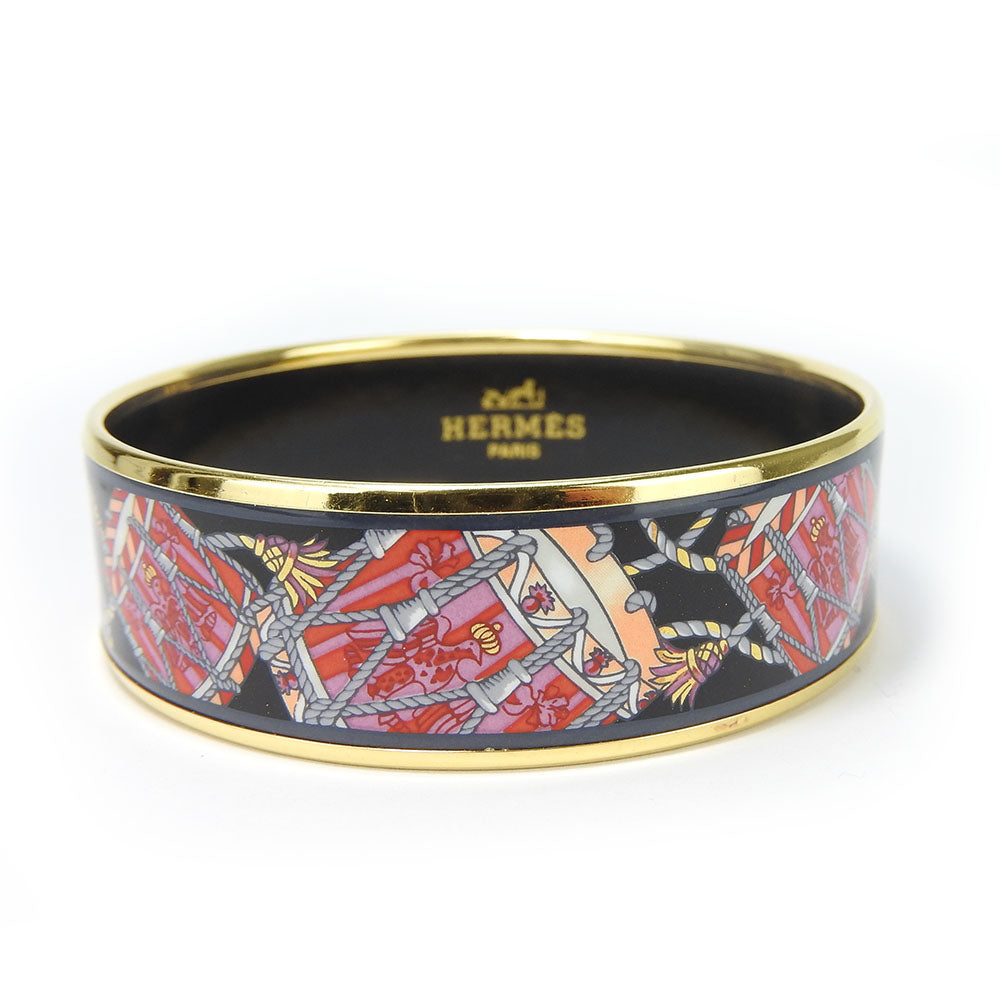 HERMES bracelet Metal, Cloisonne multicolor Emilel GM Women  d