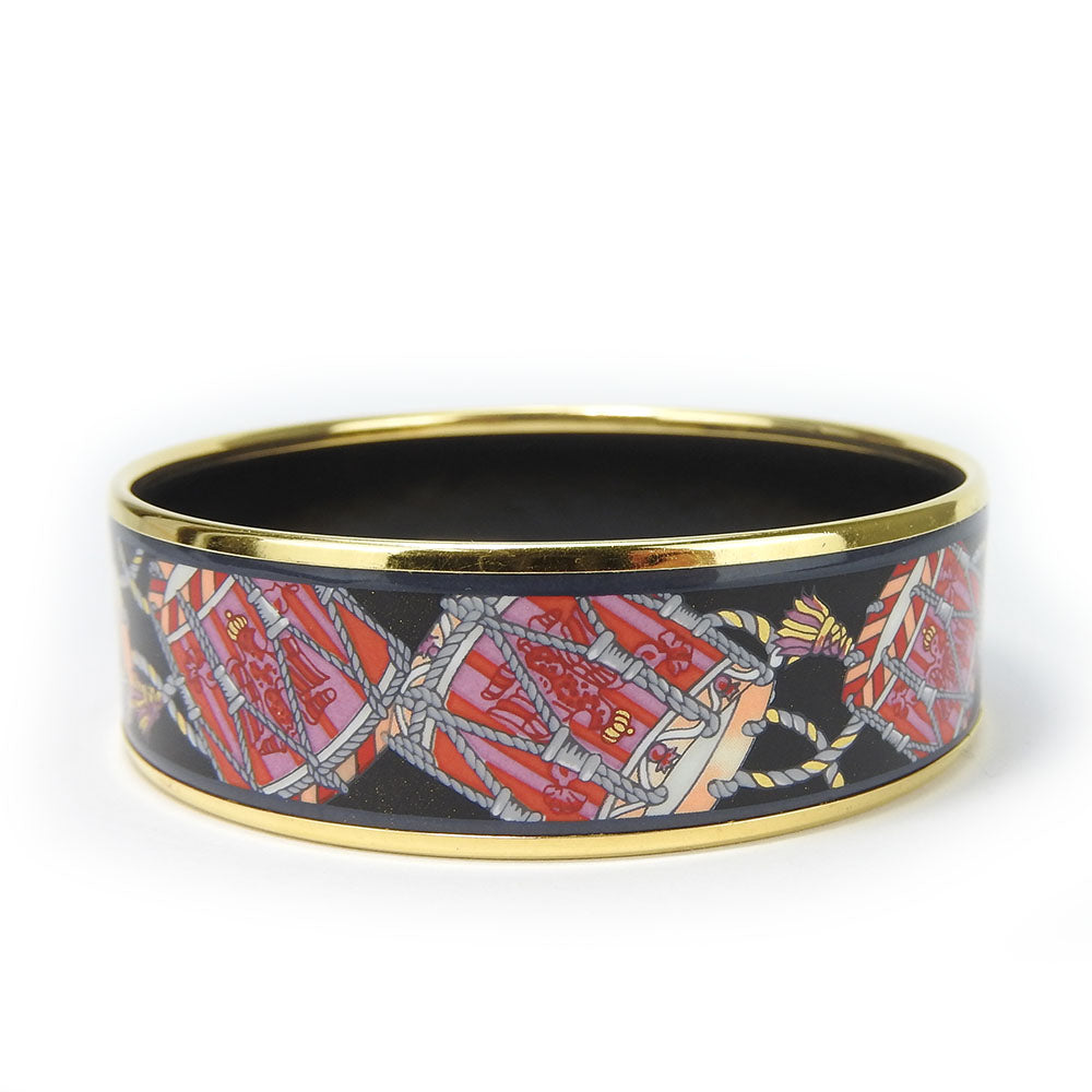 HERMES bracelet Metal, Cloisonne multicolor Emilel GM Women  d
