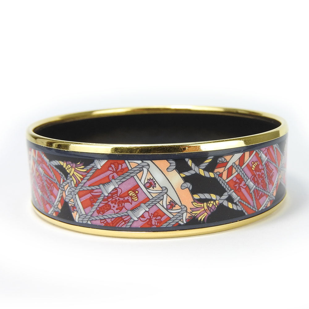 HERMES bracelet Metal, Cloisonne multicolor Emilel GM Women  d