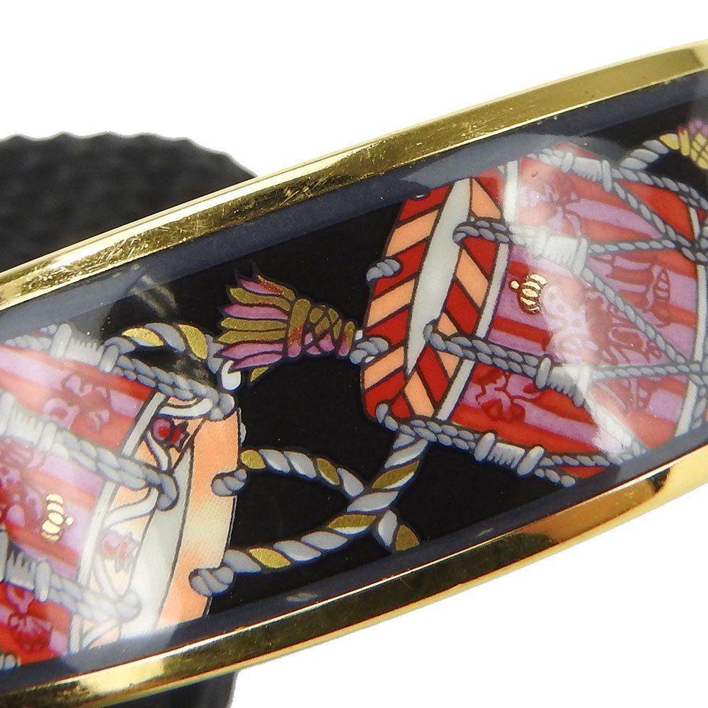 HERMES bracelet Metal, Cloisonne multicolor Emilel GM Women  d