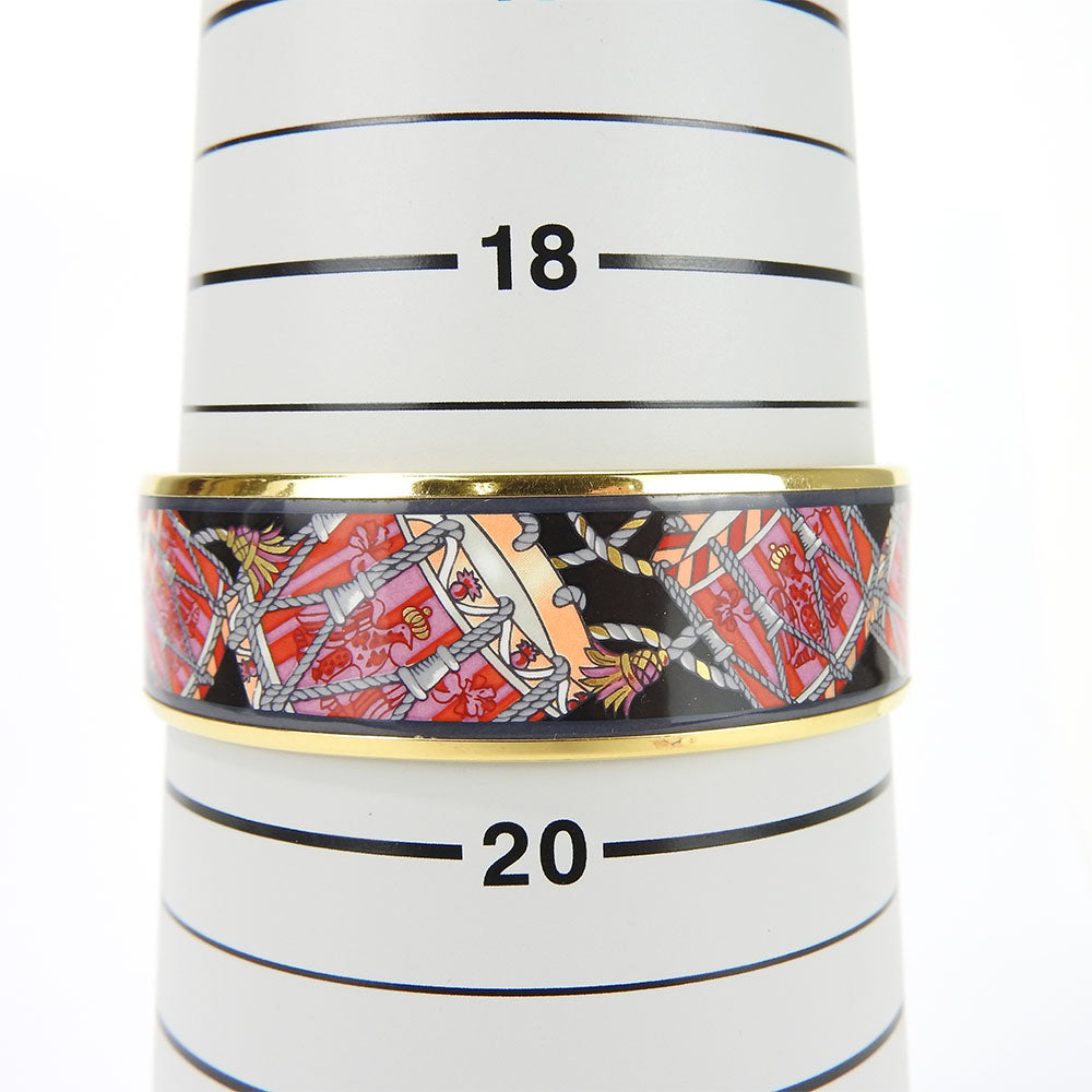 HERMES bracelet Metal, Cloisonne multicolor Emilel GM Women  d