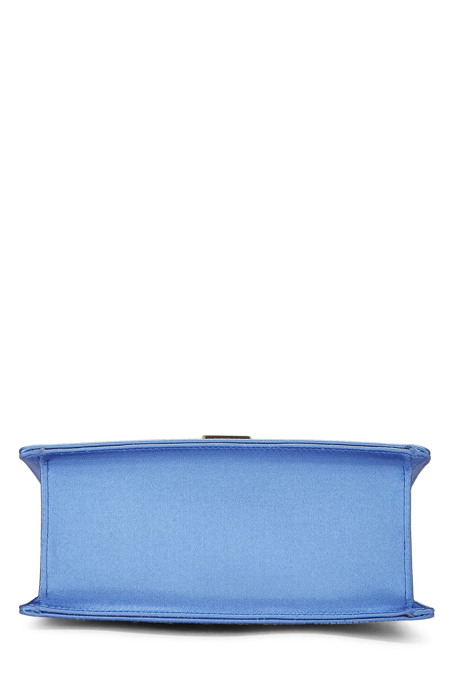 Gucci, Blue Satin Sylvie Handbag Mini, Blue