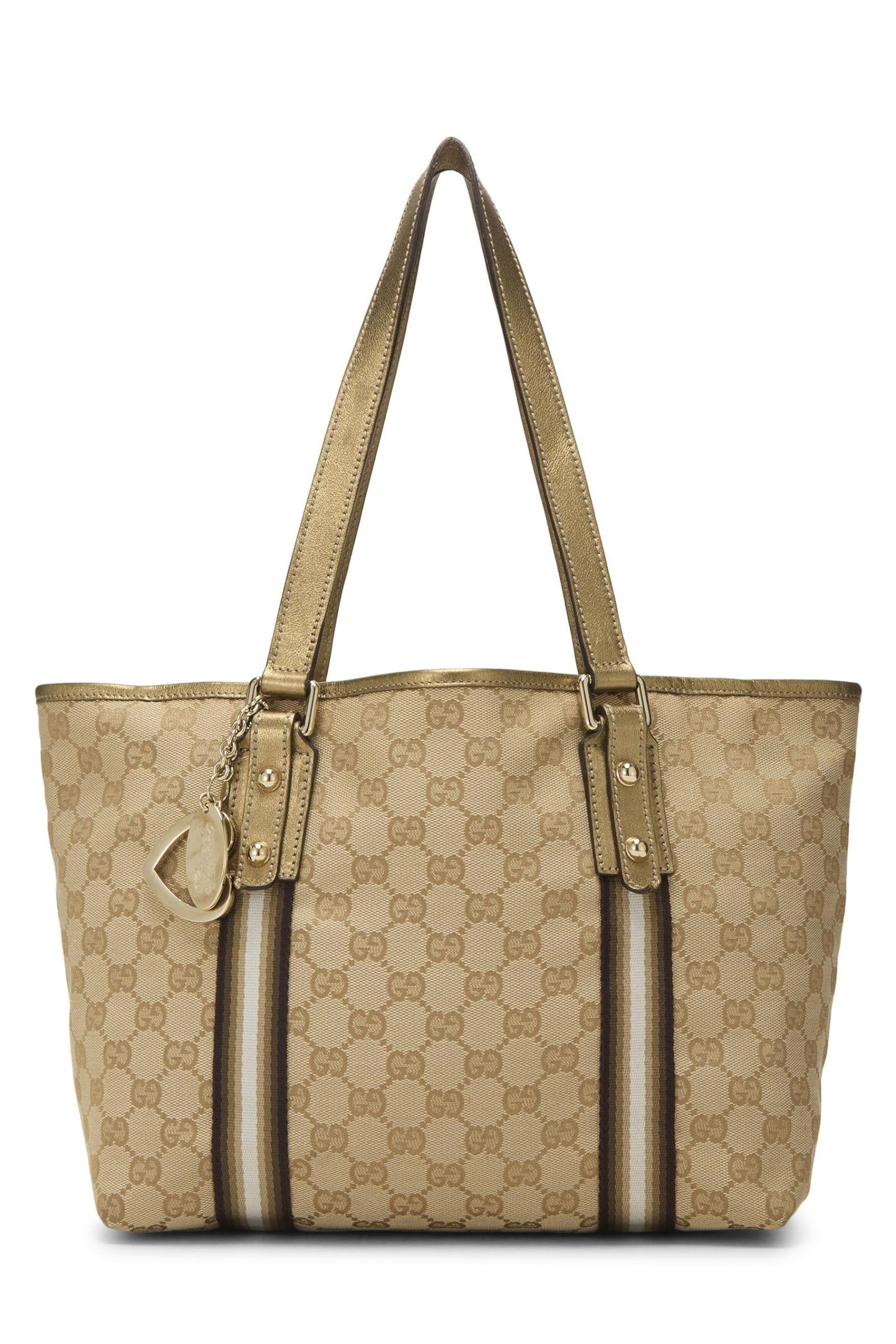 Gucci, Gold Original GG Canvas Jolicoeur Tote Large, Gold