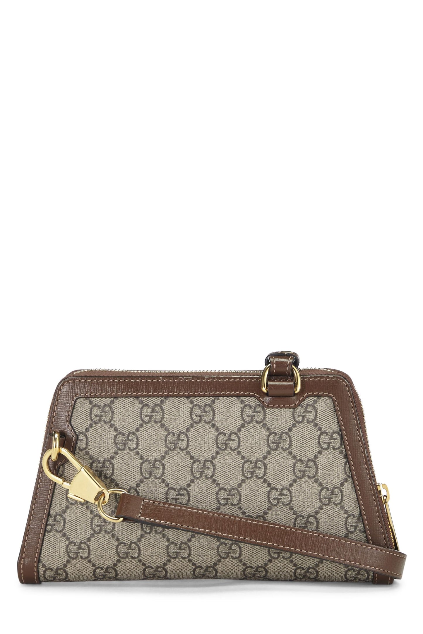 Gucci, GG Supreme Canvas Crossbody Bag, Brown