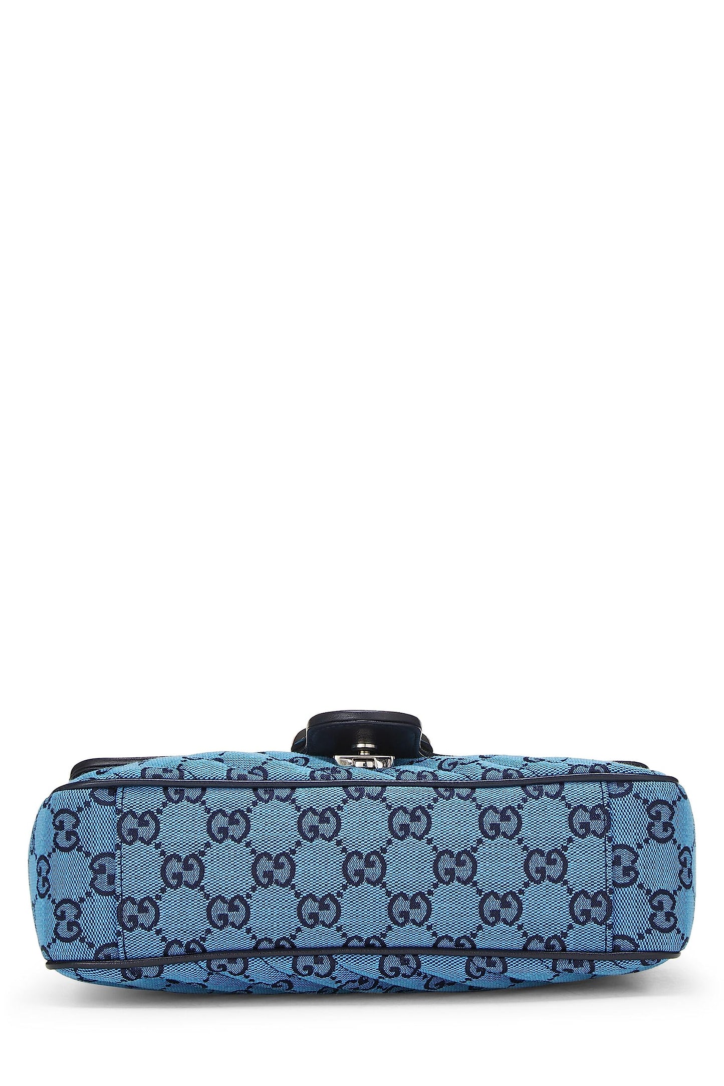 Gucci, Blue GG Canvas Marmont Shoulder Bag Small, Blue