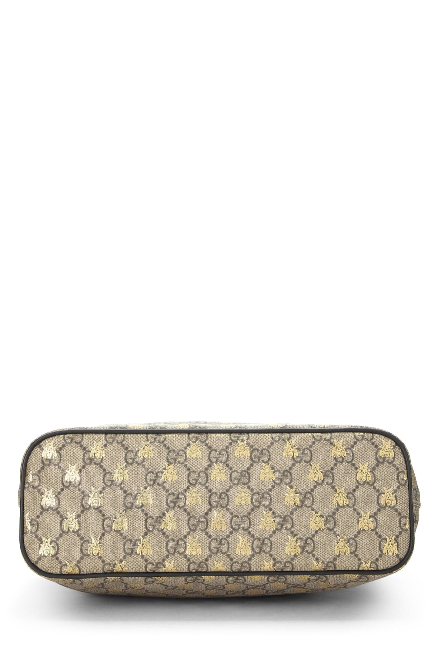 Gucci, Black GG Supreme Canvas Bee Tote Small, Black