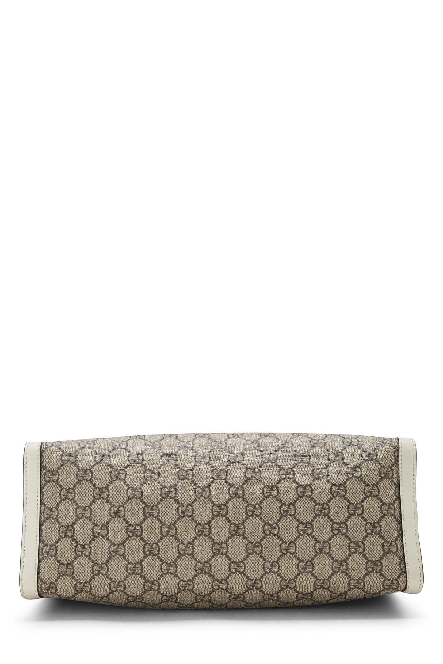 Gucci, Cream Original GG Supreme Canvas Padlock Tote Medium, White