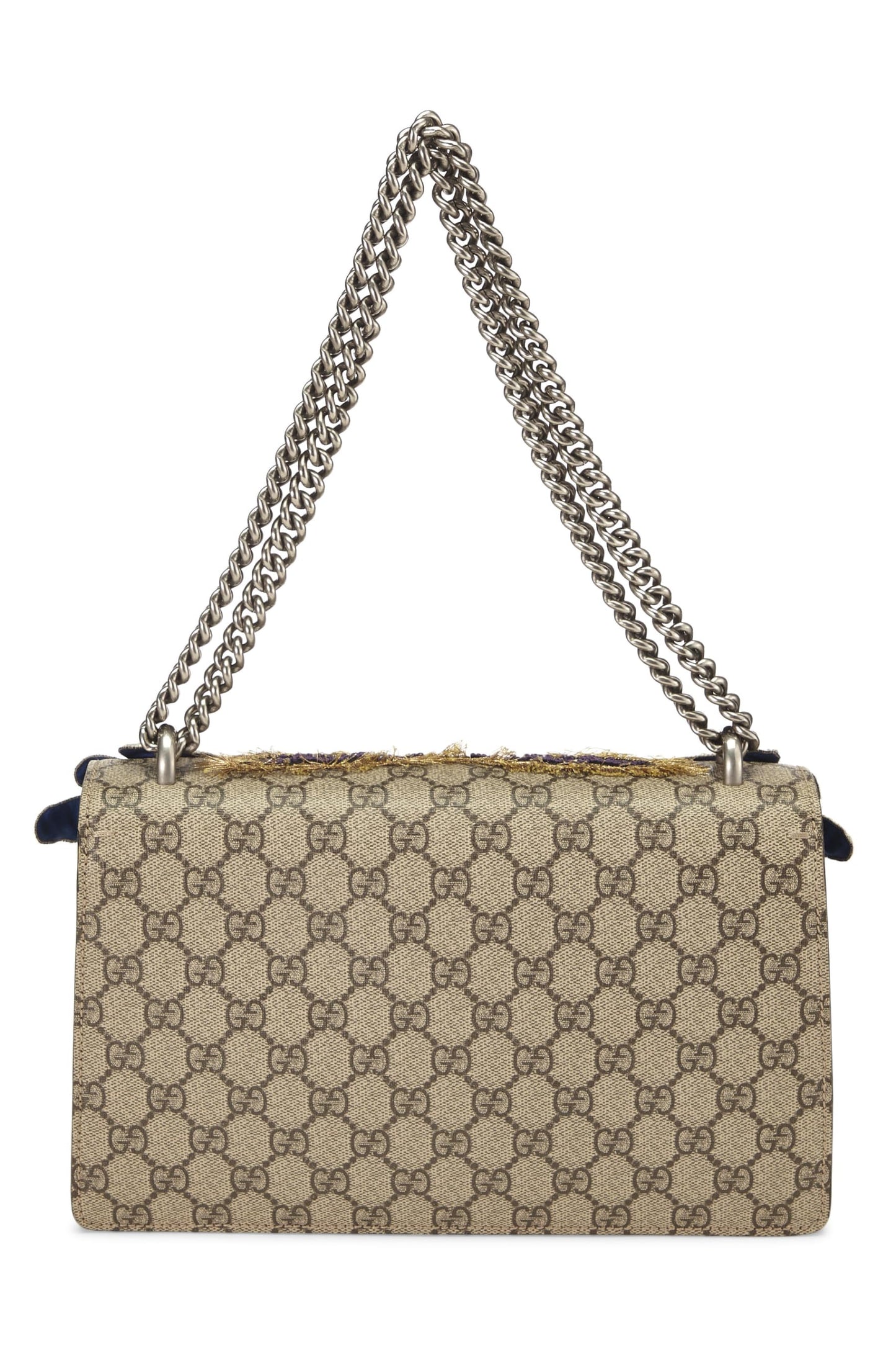 Gucci, Multicolor Embroidered Dionysus Shoulder Bag Medium, Brown