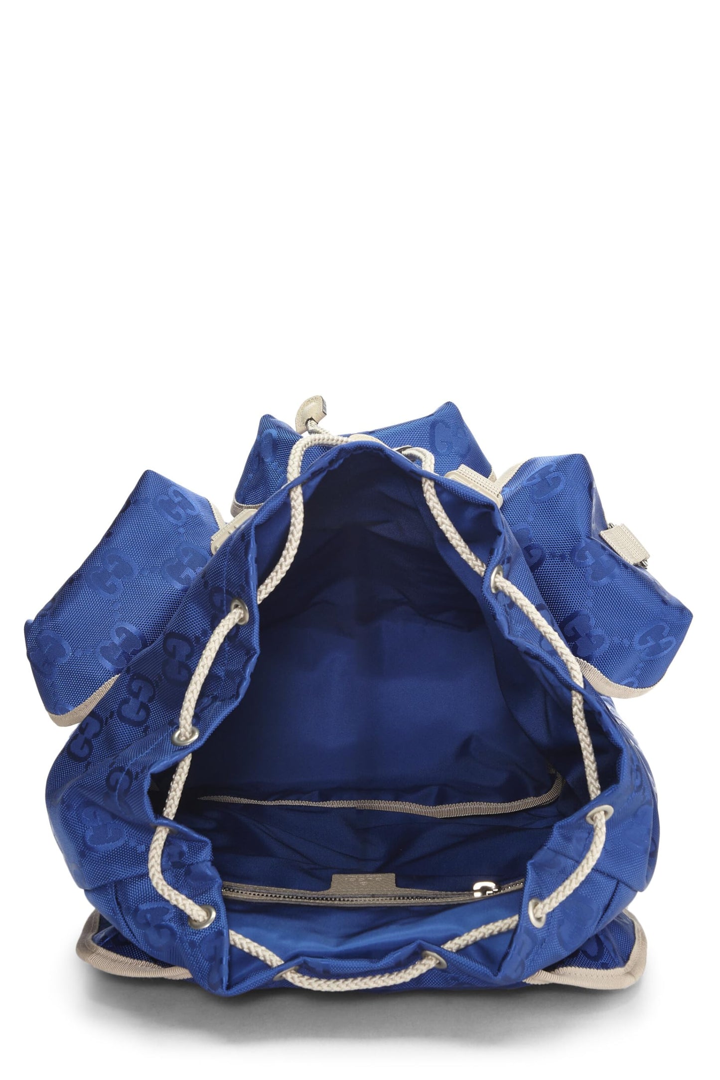Gucci, Blue GG Nylon Off The Grid Backpack, Blue