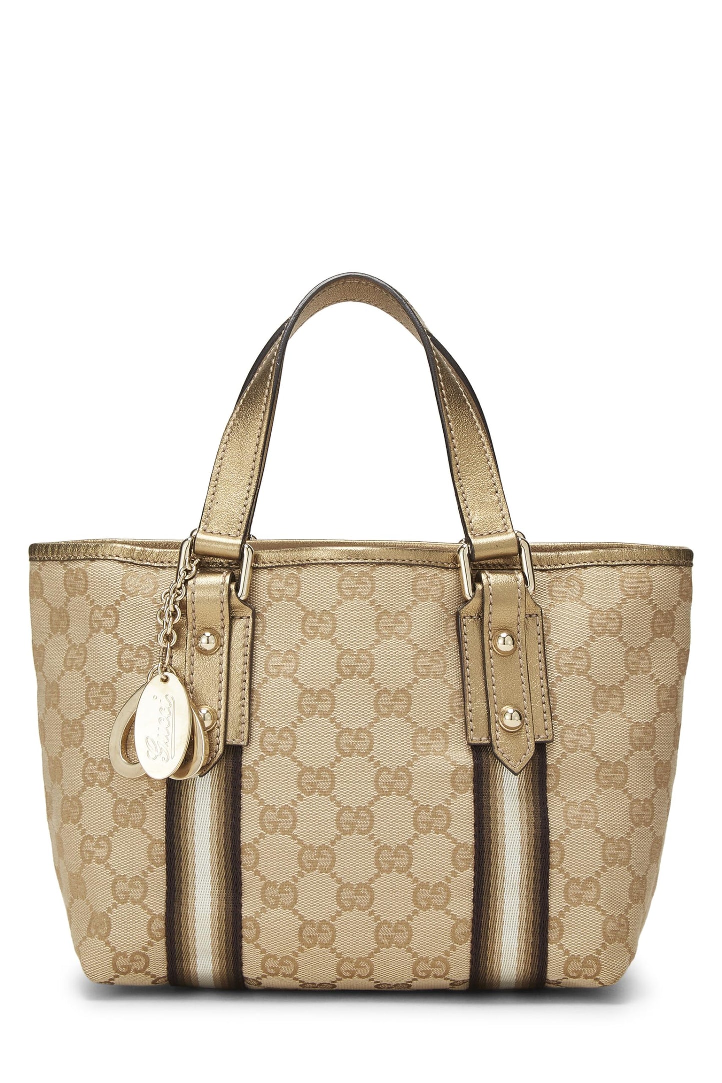 Gucci, Gold GG Canvas Jolicoeur Tote Small, Gold