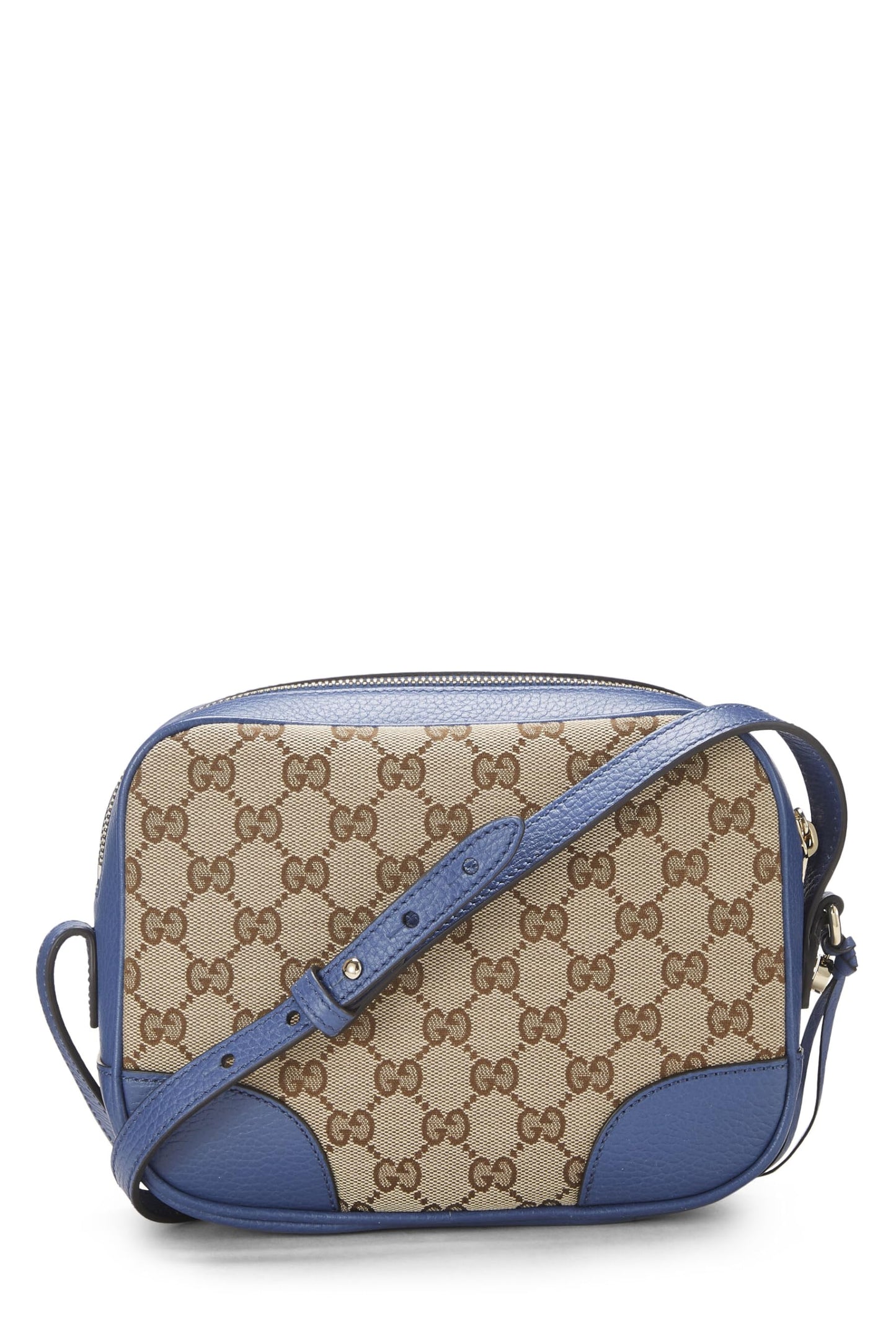 Gucci, Blue Original GG Canvas Bree Crossbody, Blue