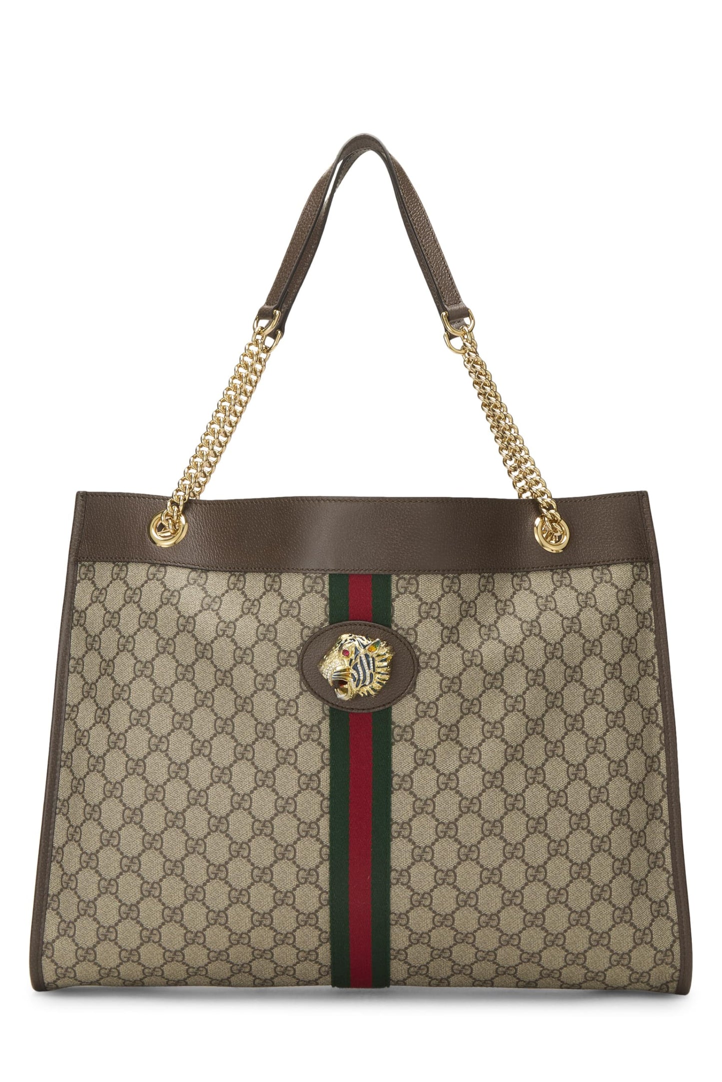 Gucci, Brown Original GG Supreme Canvas Rajah Tote, Brown
