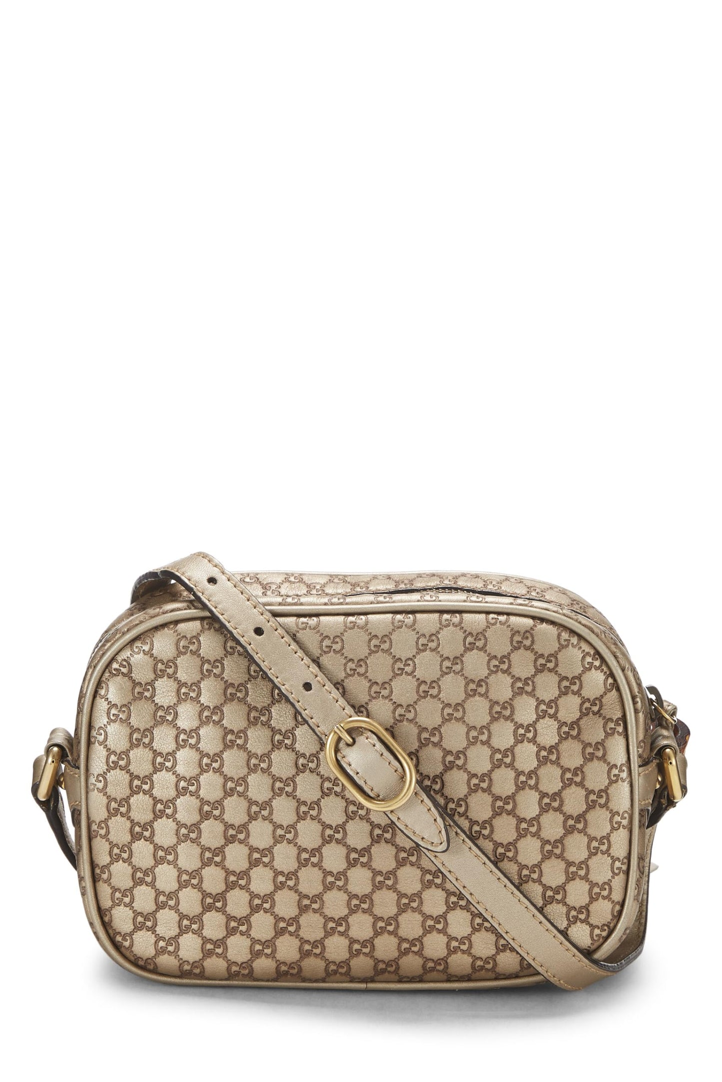 Gucci, Gold Microguccissima Leather Camera Bag, Gold