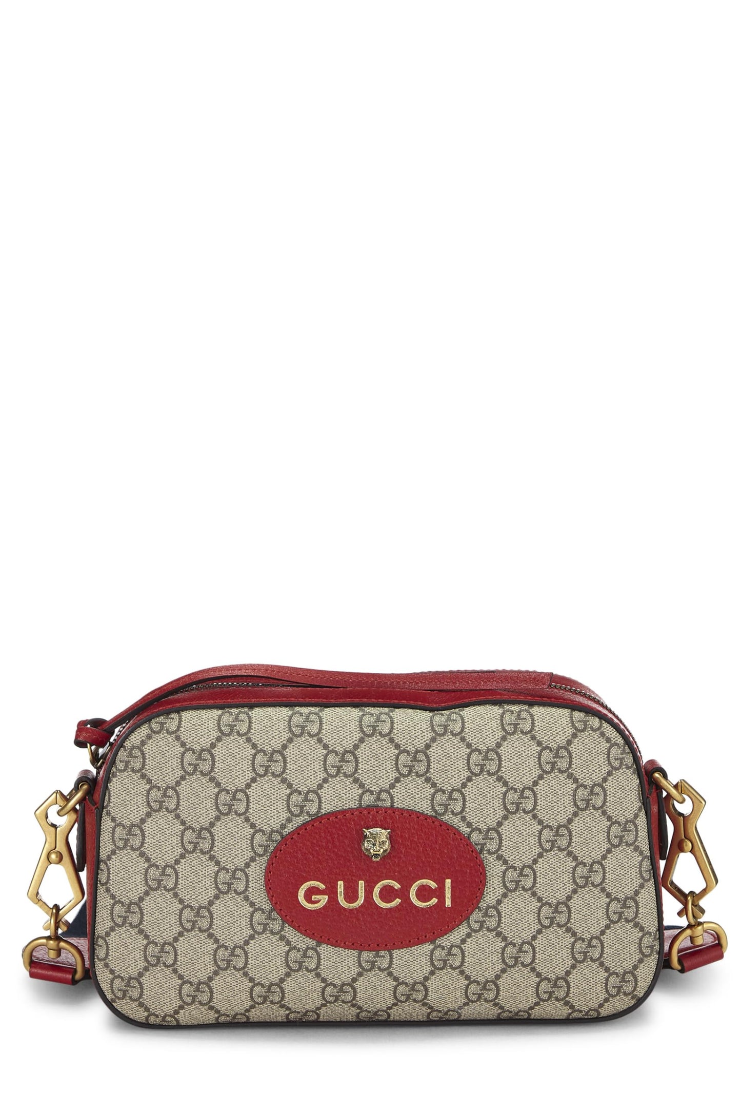 Gucci, Original GG Supreme Canvas Neo   Messenger, Red