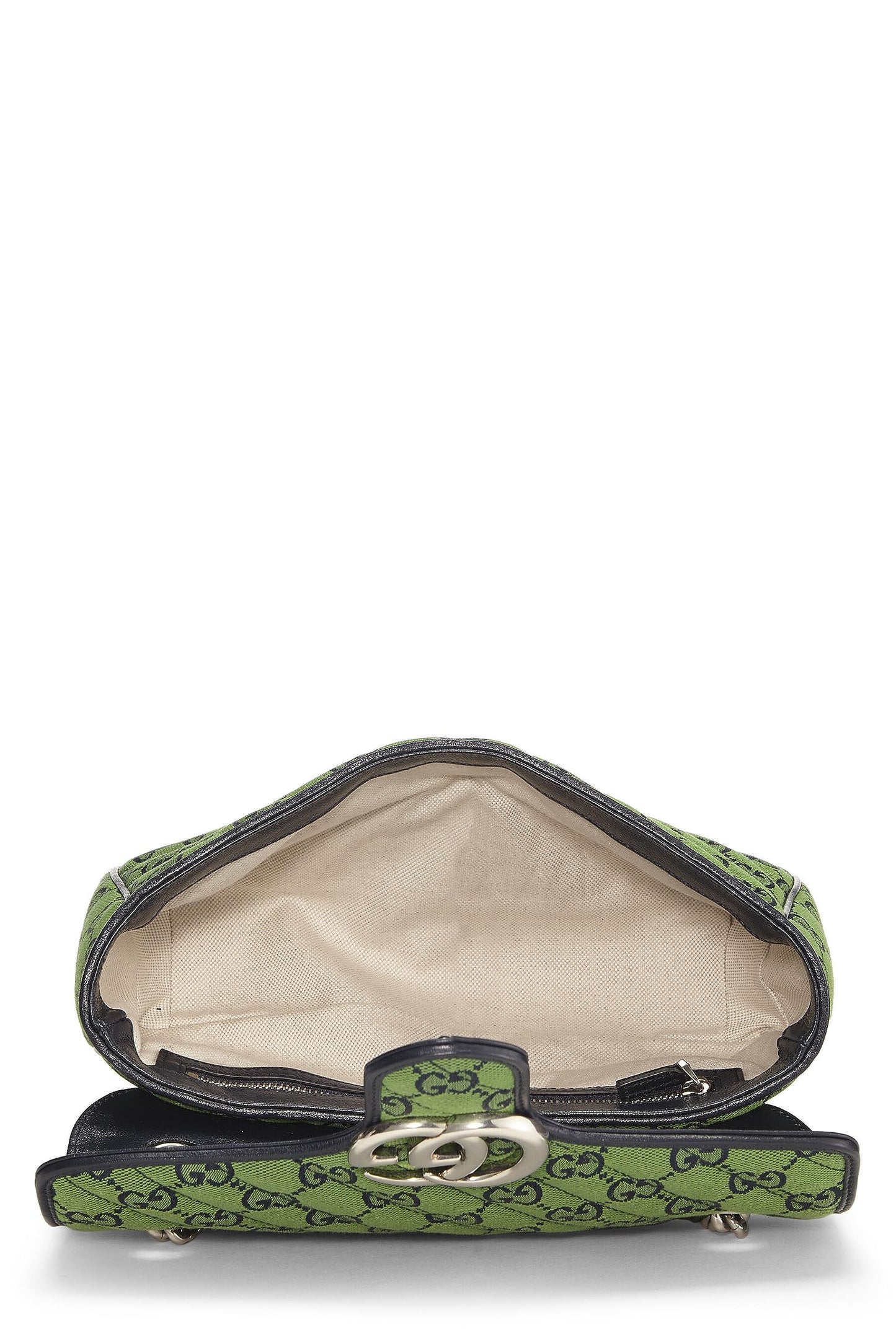 Gucci, Green Original GG Canvas Marmont Shoulder Bag Small, Green