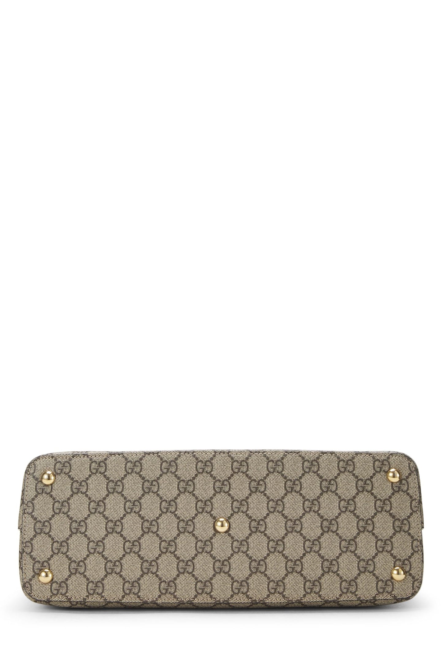 Gucci, Brown Original GG Supreme Coated Canvas Top Handle Tote, Brown
