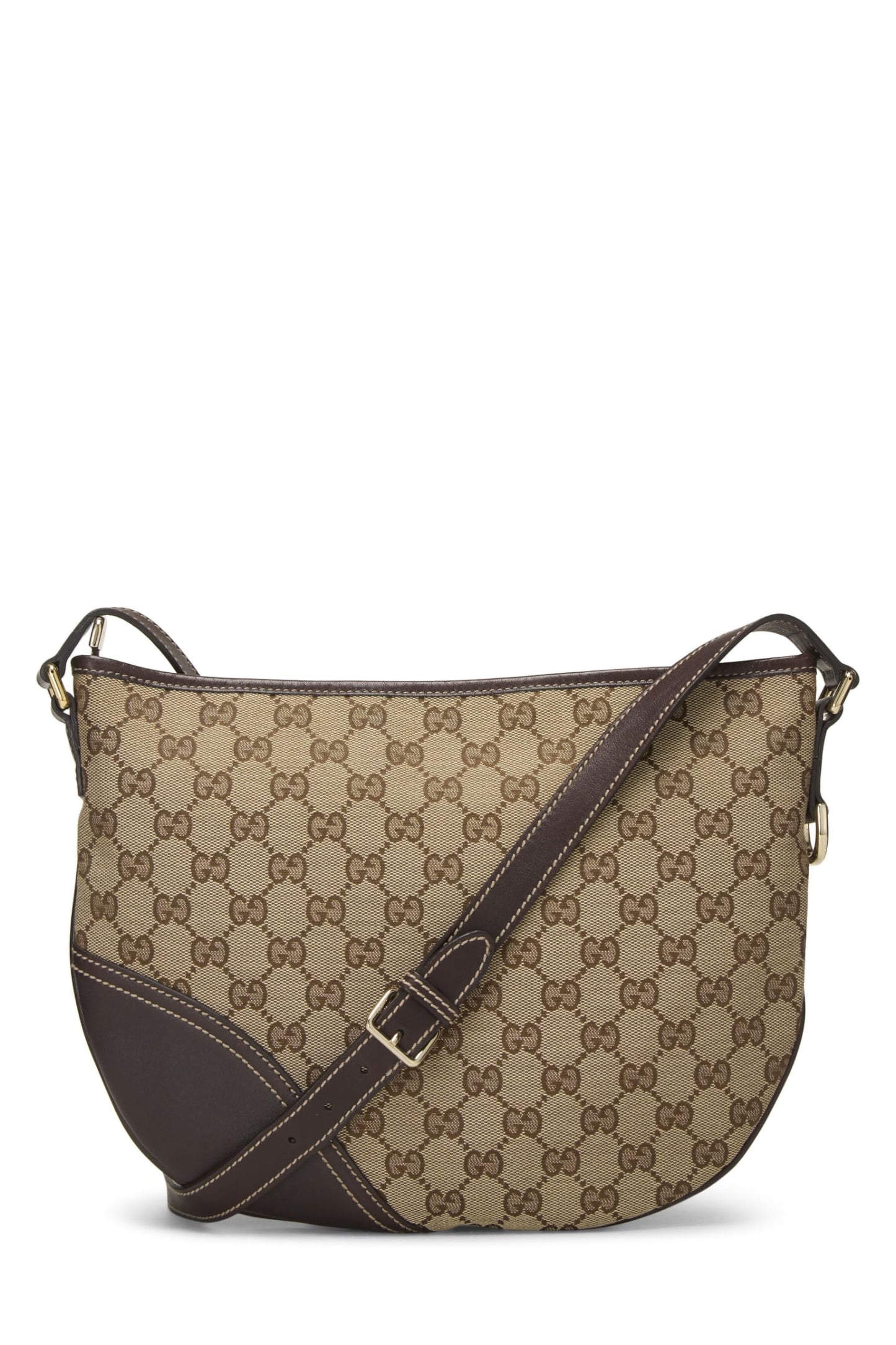 Gucci, Brown Original GG Canvas Britt Messenger, Brown