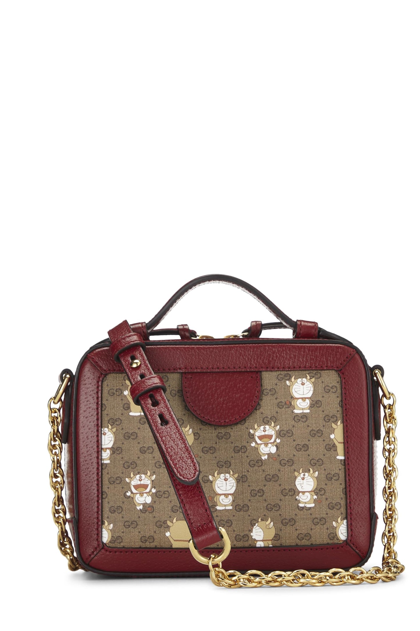 Gucci, Doraemon x Gucci Coated Canvas Camera Bag, Red