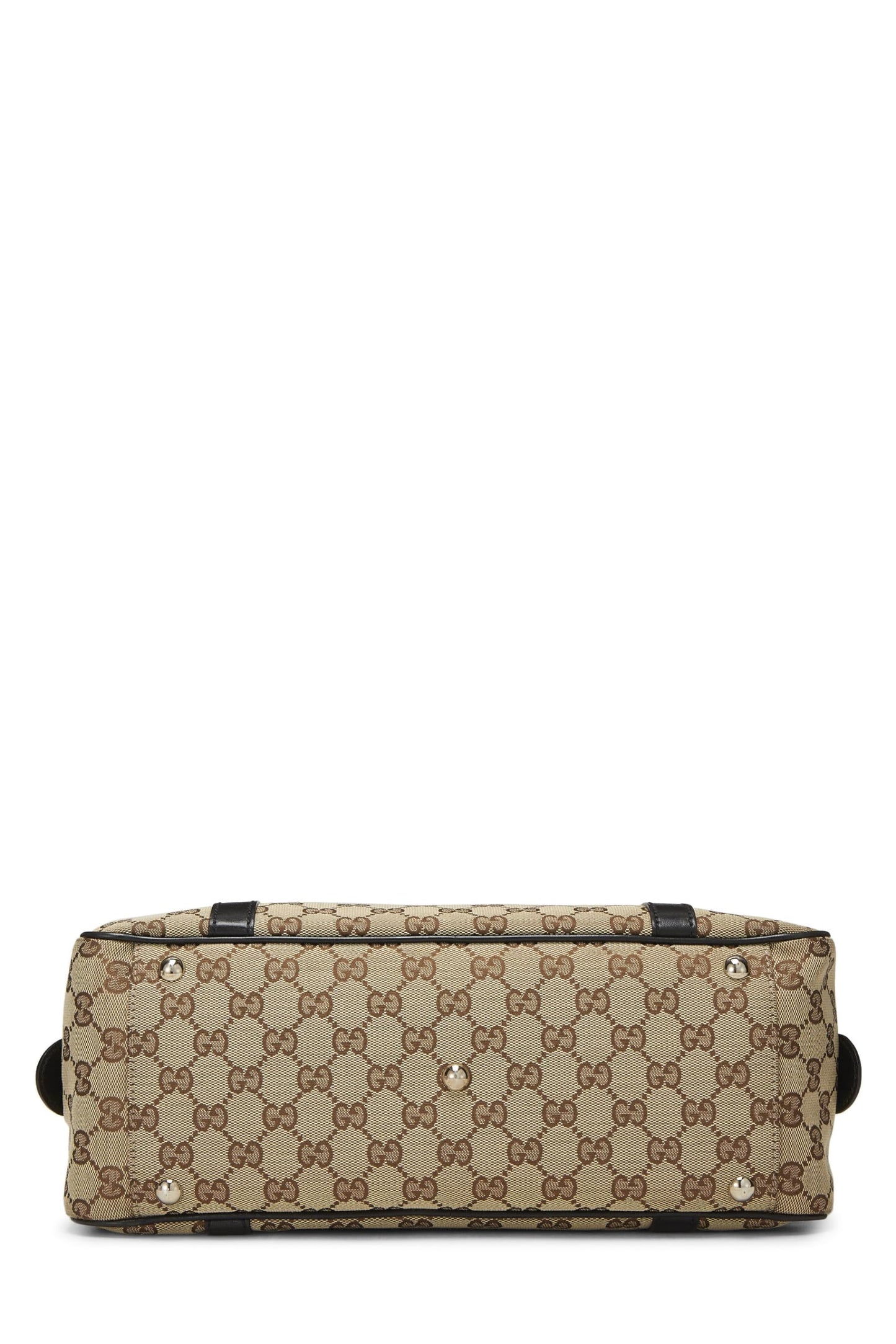 Gucci, Black Original GG Canvas Twins Boston Bag, Black